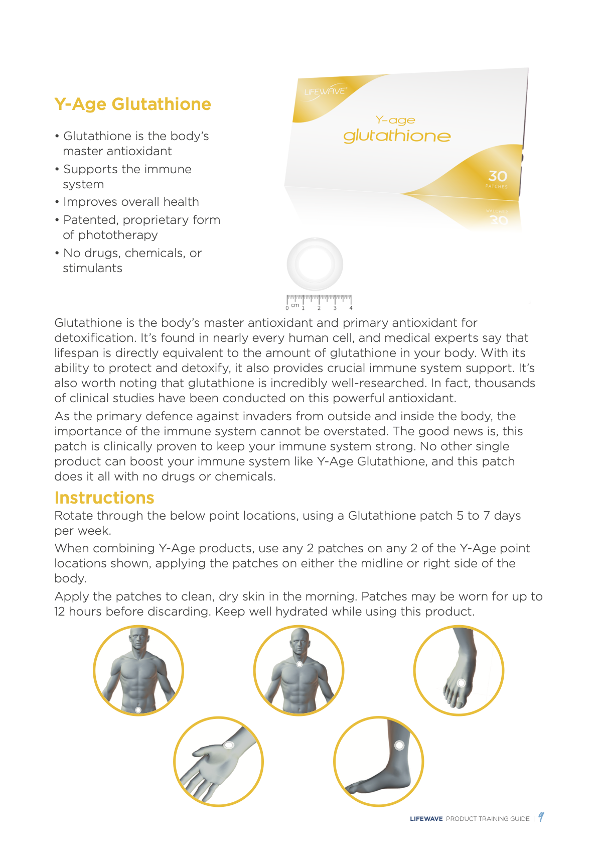 Placement of Patches Patch Therapeutics